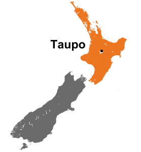 Taupo Nieuw Zeeland